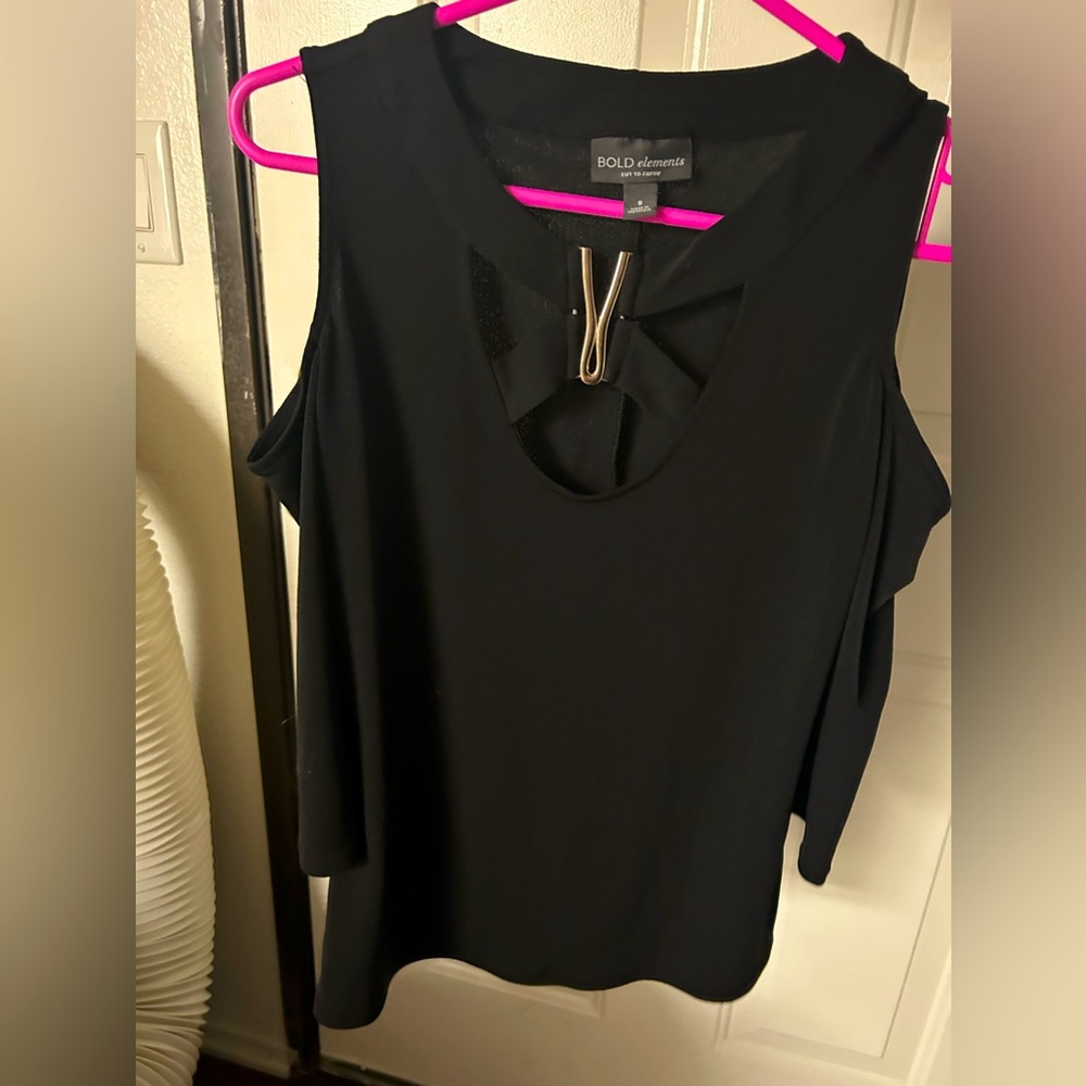 Black Elegant Women’s Blouse Size Small
